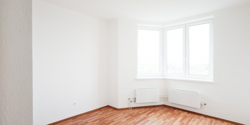 empty room with window